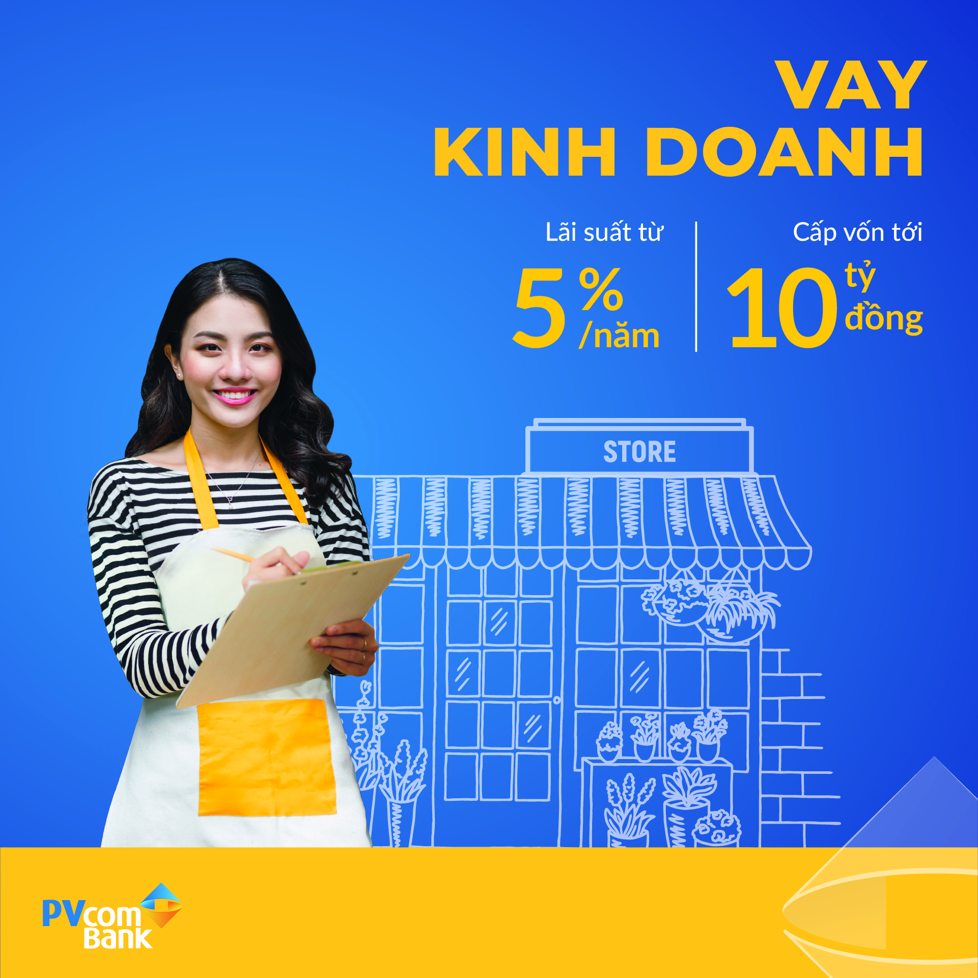 PVcomBank triển khai g&#243;i t&#237;n dụng l&#227;i suất chỉ từ 5%/năm cho doanh nghiệp si&#234;u nhỏ, hộ kinh doanh - Ảnh 1