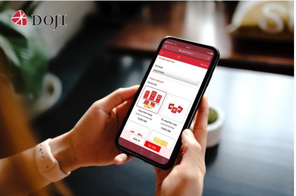 Sắp ra mắt h&#236;nh thức mua b&#225;n v&#224;ng vật chất trực tuyến eGold của DOJI - Ảnh 1