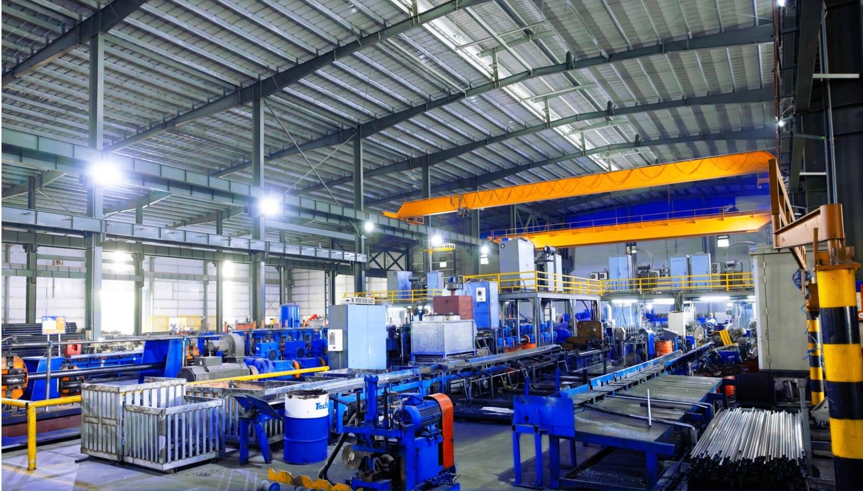 Nh&agrave; xưởng c&ocirc;ng ty Th&eacute;p Việt Long (ảnh: website c&ocirc;ng ty).