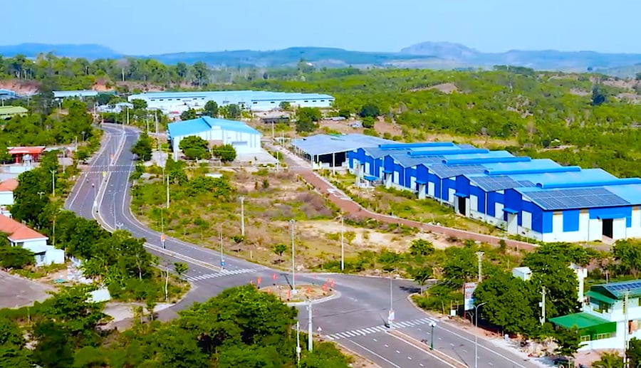 Một g&oacute;c Khu kinh tế cửa khẩu quốc tế Lệ Thanh.