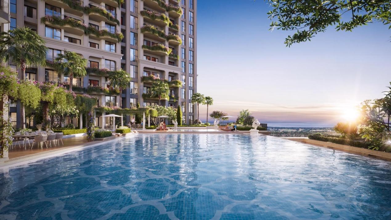 Bể bơi điện ph&acirc;n muối tốt cho sức khỏe.