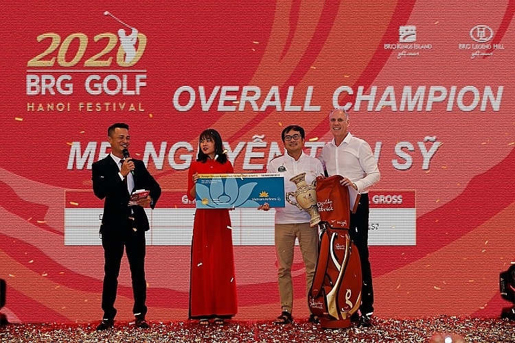 Golfer Nguyễn Tiến Sỹ gi&agrave;nh giải v&ocirc; địch BRG Golf Hanoi Festival 2020 &nbsp;