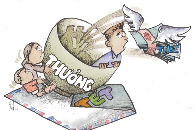 Giới ng&acirc;n h&agrave;ng truyền tai nhau, thưởng Tết khủng chỉ c&oacute; nh&oacute;m &ldquo;Big 4" gồm c&aacute;c ng&acirc;n h&agrave;ng, bao gồm&nbsp; Vietcombank, Vietinbank, Agribank, BIDV v&agrave; một số ng&acirc;n h&agrave;ng lớn. Với những ng&acirc;n h&agrave;ng c&ograve;n lại, mức thưởng thường&hellip; h&ecirc;n xui!