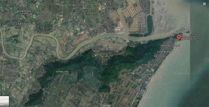 Vị tr&iacute; dự &aacute;n Flamingo Hải Tiến tại huyện Hoằng Ho&aacute; (Thanh ho&aacute;)