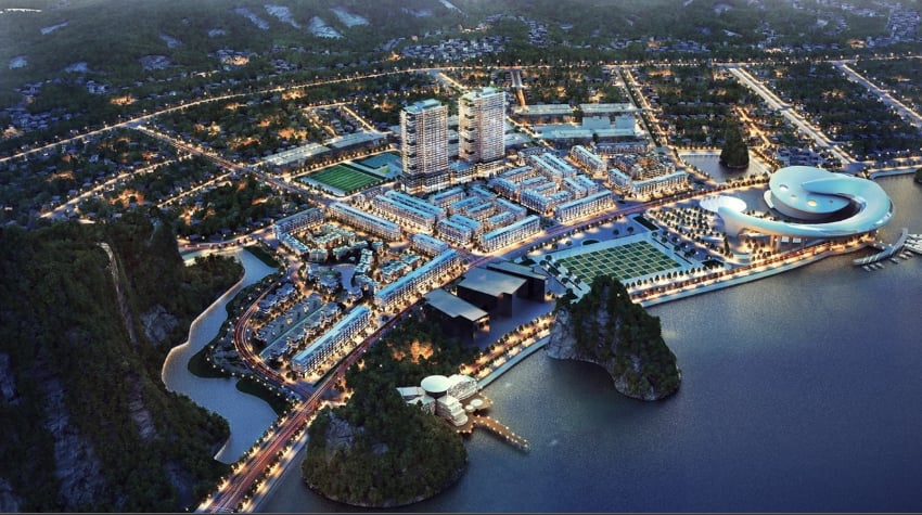 Phối cảnh dự &aacute;n Khu đ&ocirc; thị phức hợp Hạ Long Xanh