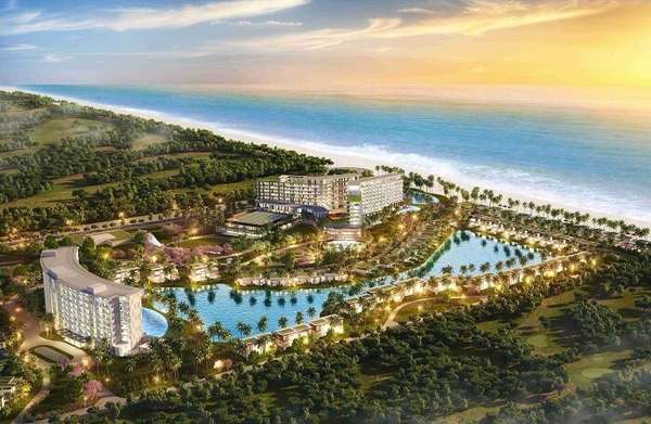 Phối cảnh dự &aacute;n LDG Grand Hồ Tr&agrave;m do Thuỷ sản B&igrave;nh Minh l&agrave;m chủ đầu tư.