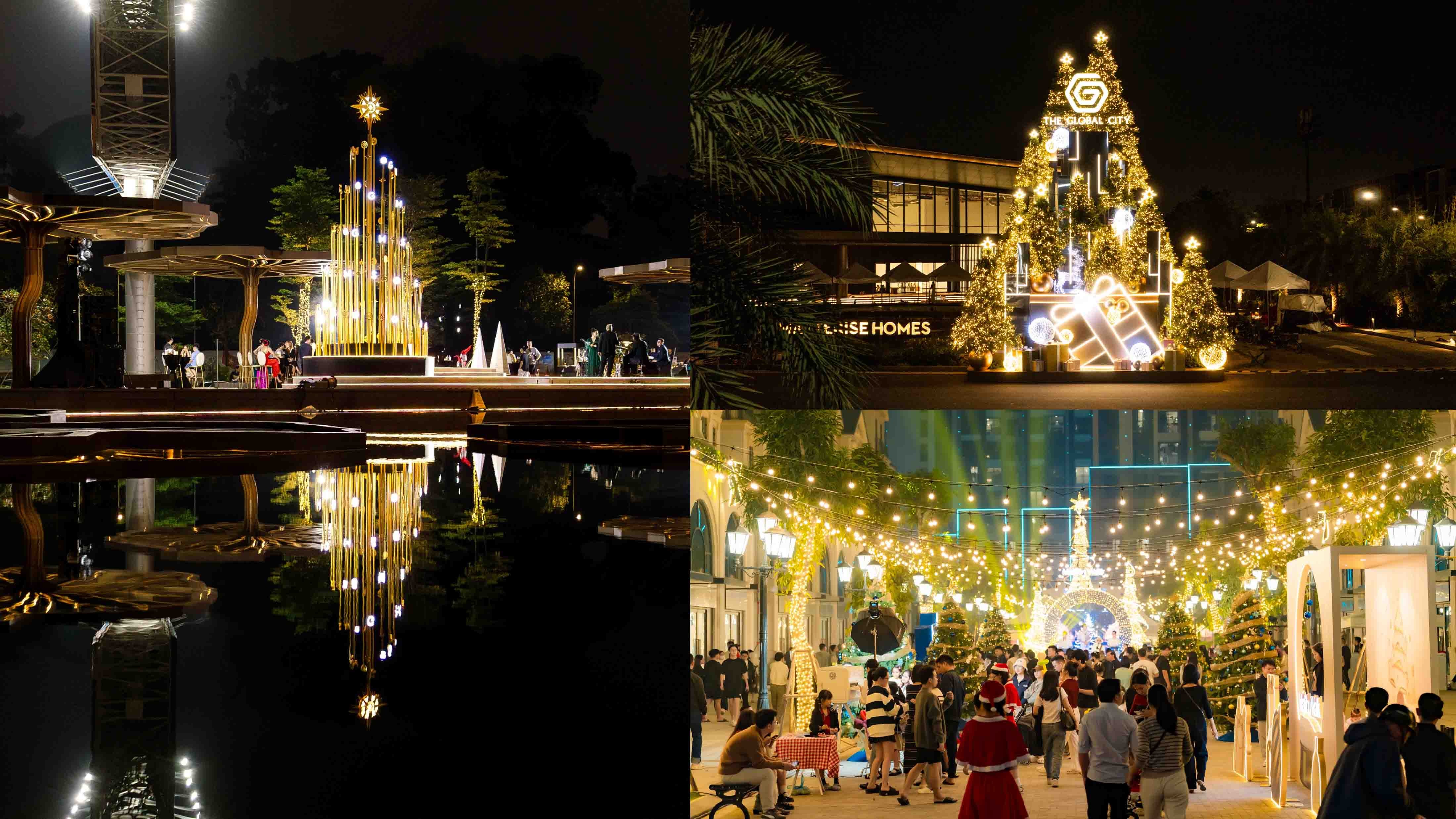 Trong khi đ&oacute;, ở những kh&ocirc;ng gian ngo&agrave;i trời, The Global City, Malibu Walk hay Grand Marina Saigon mở ra những &ldquo;ph&ocirc;ng nền sống động&rdquo; cho m&ugrave;a lễ hội &ndash; nơi kiến tr&uacute;c, cảnh quan v&agrave; nhịp sống cộng đồng c&ugrave;ng cộng hưởng, tạo n&ecirc;n bầu kh&ocirc;ng kh&iacute; lễ hội mang t&iacute;nh lan tỏa.