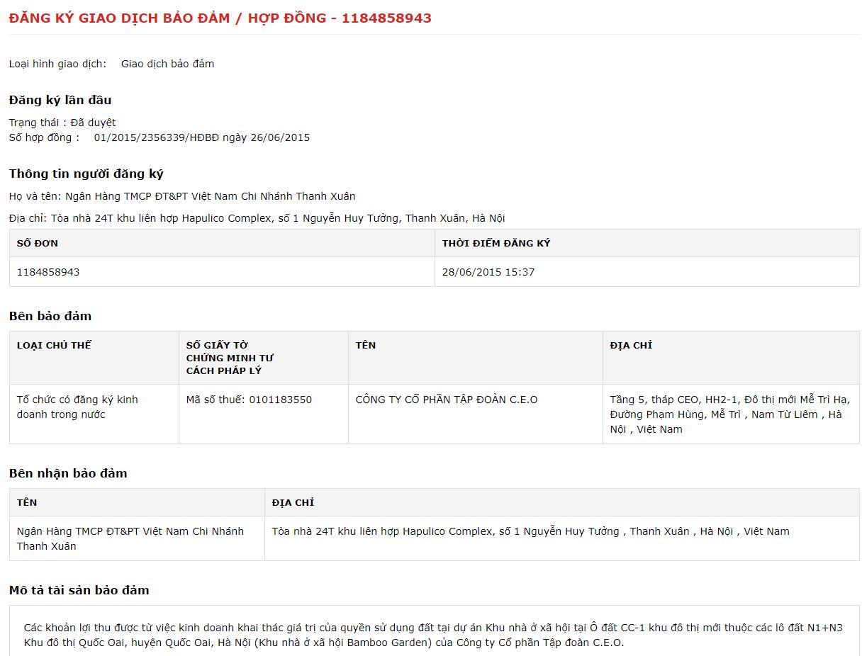 Nguồn: Cục đăng k&yacute; Quốc gia giao dịch bảo đảm -Bộ tư ph&aacute;p.&nbsp;
