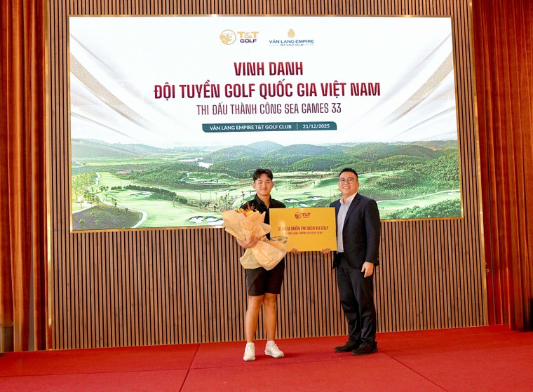 T&amp;T Golf và Vietravel Airlines vinh danh, tiếp sức Đội tuyển Golf Quốc gia Việt Nam sau SEA Games 33 - Ảnh 2