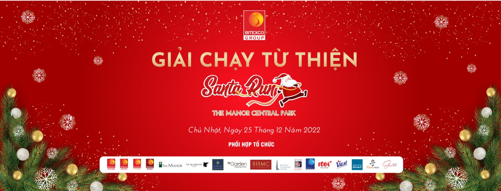 Gi&#225;ng sinh ấm &#225;p với Santa Run tại The Manor Central Park - Ảnh 1