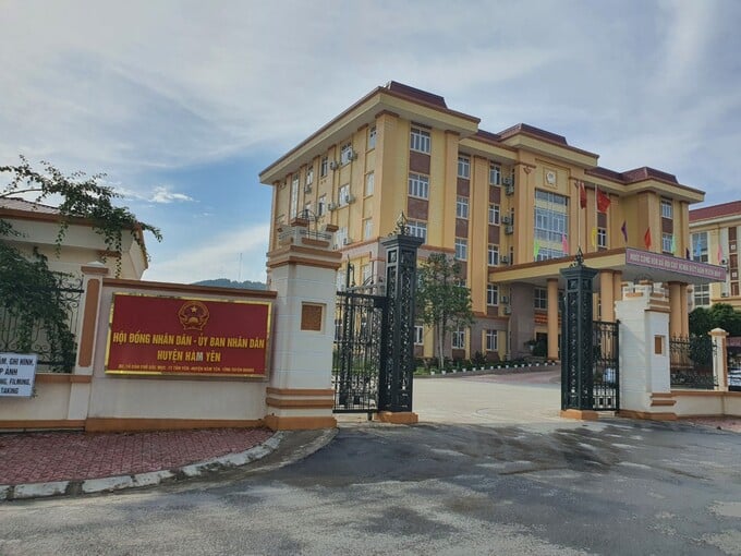 UBND huyện H&agrave;m Y&ecirc;n, Tuy&ecirc;n Quang.