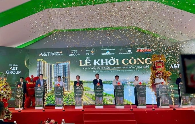 Dự &aacute;n A&amp;T Saigon Riverside tại phường B&igrave;nh H&ograve;a do C&ocirc;ng ty CP Đầu tư Ph&aacute;t triển Đ&ocirc; thị A&amp;T B&igrave;nh Dương triển khai.