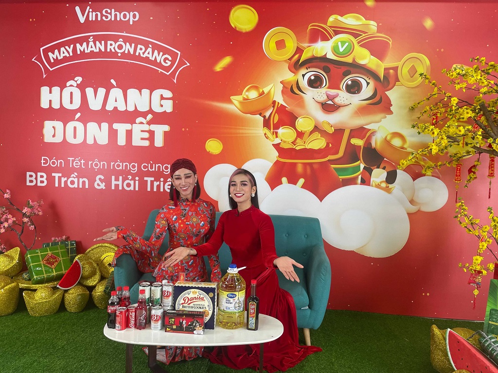 VinShop đa dạng c&aacute;ch thức hỗ trợ tạp h&oacute;a nhập h&agrave;ng b&aacute;n Tết. &nbsp;