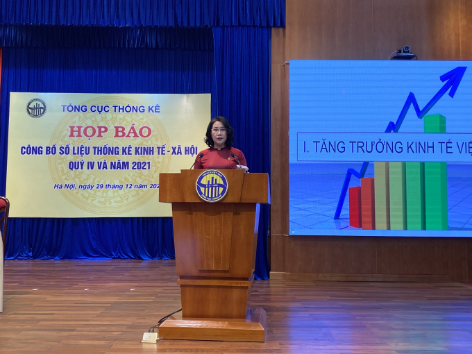 B&agrave; Nguyễn Thị Hương, Tổng cục trưởng Tổng cục Thống k&ecirc;.