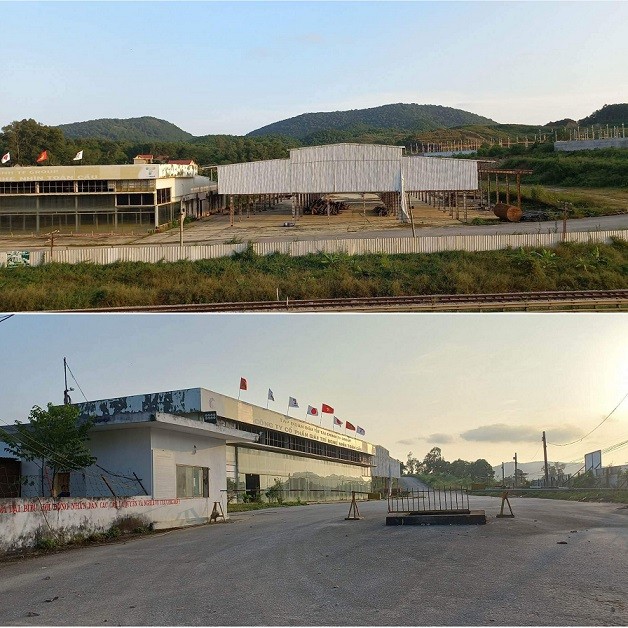 Khung cảnh vắng lặng tại dự &aacute;n.