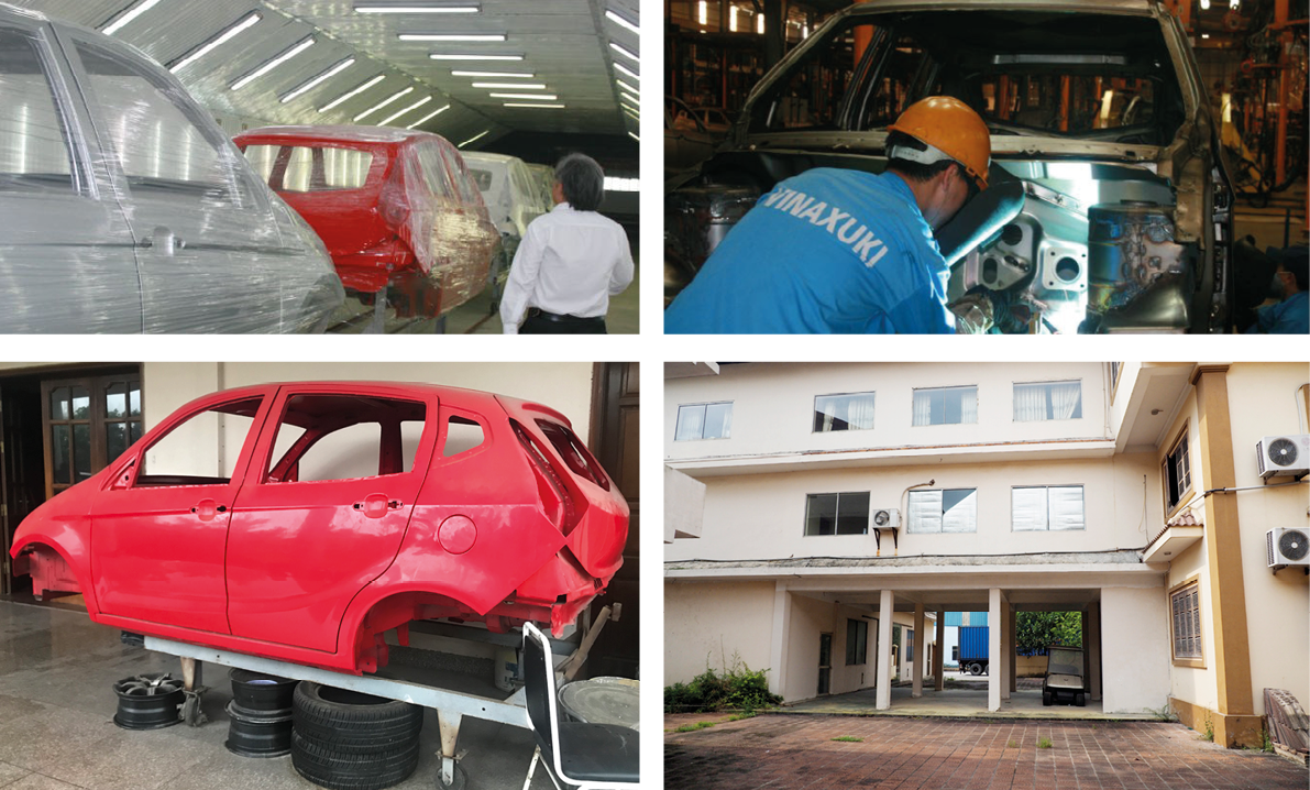 D&acirc;y chuyền sản xuất lắp r&aacute;p &ocirc; t&ocirc; của Vinaxuki.