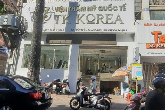 Cơ sở l&agrave;m đẹp tại số 7 Trần Quang Diệu, phường 14, quận 3, Tp.HCM n&agrave;y sau mỗi lần bị phạt lại được đổi t&ecirc;n để tiếp tục hoạt động (ảnh internet)