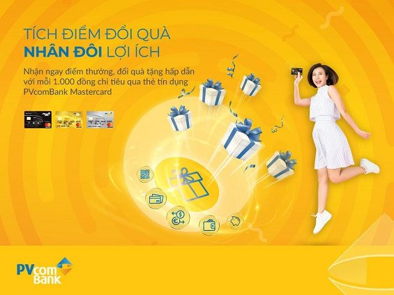 Chương tr&igrave;nh Kh&aacute;ch h&agrave;ng th&acirc;n thiết với với cơ chế t&iacute;ch điểm đổi qu&agrave; hấp dẫn cho mọi chi ti&ecirc;u qua thẻ t&iacute;n dụng PVcomBank Mastercard