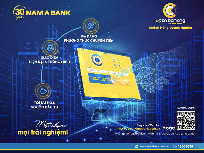 Nam A Bank n&#226;ng tầm open Banking 2.0 d&#224;nh cho kh&#225;ch h&#224;ng Doanh nghiệp - Ảnh 1