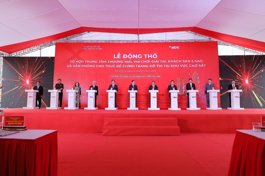 Dự &aacute;n tổ hợp 5 sao tại khu vực chợ Sắt được động thổ v&agrave;o th&aacute;ng 5/2022.