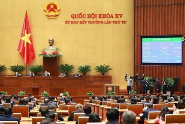 Quốc hội ch&iacute;nh thức th&ocirc;ng qua Luật Đất đai sửa đổi