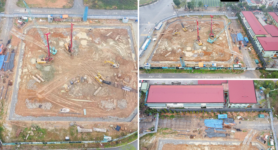 Sau thời điểm thi c&ocirc;ng ng&agrave;y 2/1, đến hiện tại dự &aacute;n chưa ho&agrave;n th&agrave;nh xong phần m&oacute;ng.