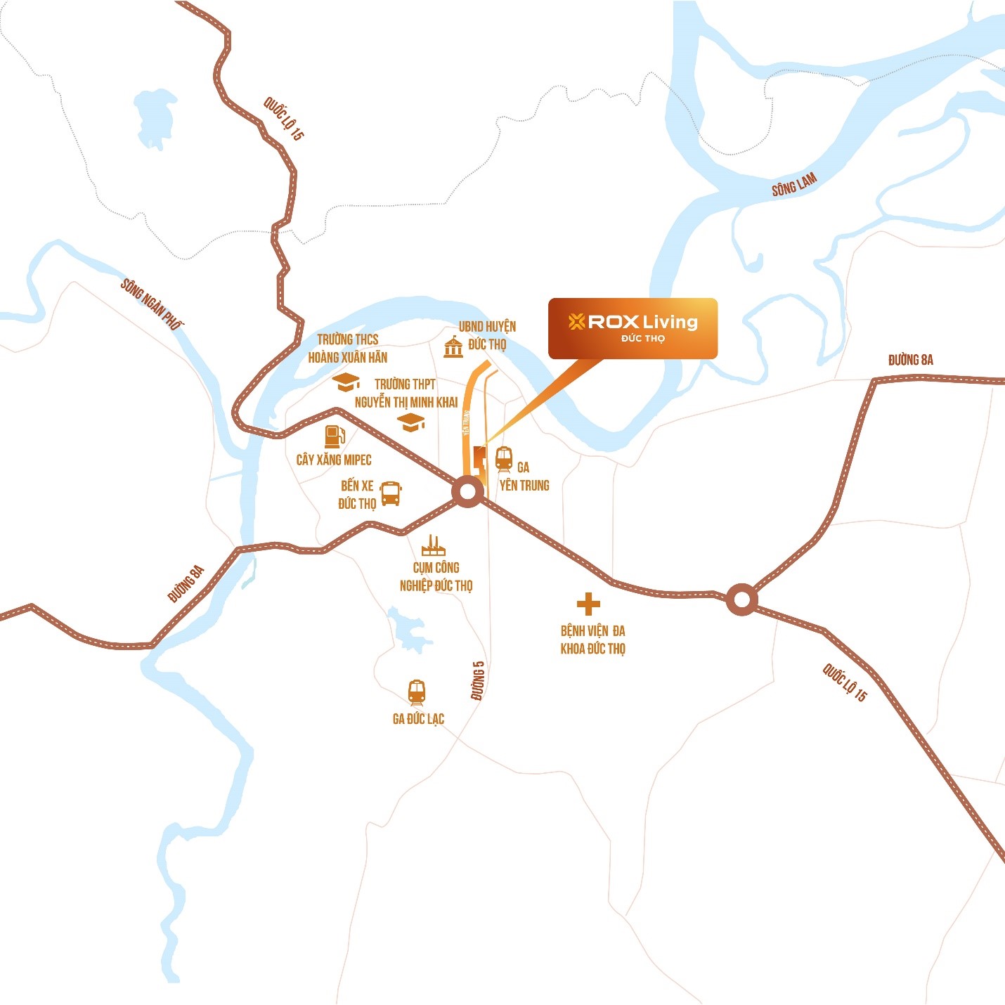 ROX Living Đức Thọ - "Bến đỗ" an to&agrave;n cho d&ograve;ng tiền 2026 nhờ sở hữu vị thế trọng yếu tại Bắc H&agrave; Tĩnh