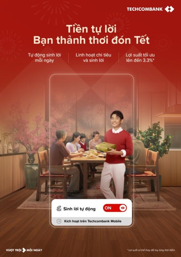 Techcombank Mobile đẩy mạnh tiện &#237;ch t&#224;i khoản thanh to&#225;n: Vừa sinh lời tự động, vừa linh hoạt chi ti&#234;u - Ảnh 2