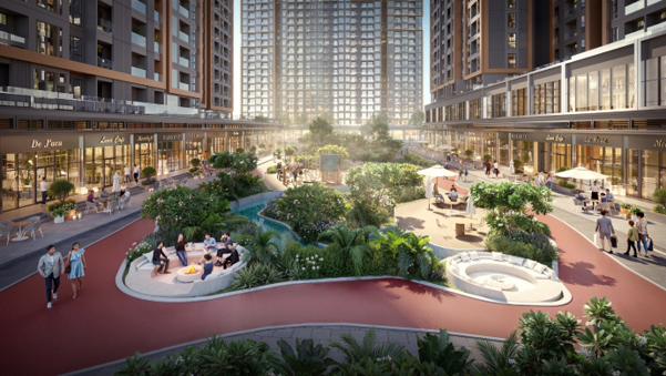 Ph&acirc;n khu Forest Garden sở hữu hệ tiện &iacute;ch nội khu phong ph&uacute; (Ảnh: The Parkland)