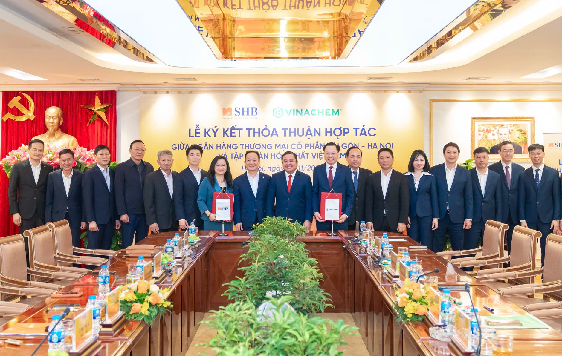 SHB th&uacute;c đẩy hợp t&aacute;c với nhiều Doanh nghiệp, Tập đo&agrave;n lớn nhằm ph&aacute;t triển hệ sinh th&aacute;i chiến lược