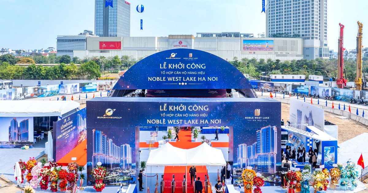 Sự kiện khởi c&ocirc;ng Noble West Lake Ha Noi