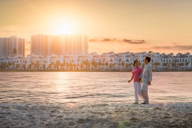 Kh&ocirc;ng gian kho&aacute;ng đạt, kh&ocirc;ng kh&iacute; trong l&agrave;nh của &ldquo;Quận Ocean&rdquo; được l&ograve;ng nhiều người lớn tuổi sau khi về hưu