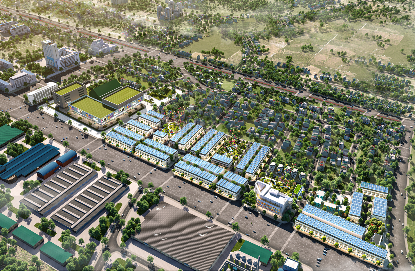 Dự &aacute;n TNR Stars Hồng Lĩnh tọa lạc tại trục đường Nguyễn Đổng Chi rộng 25m.