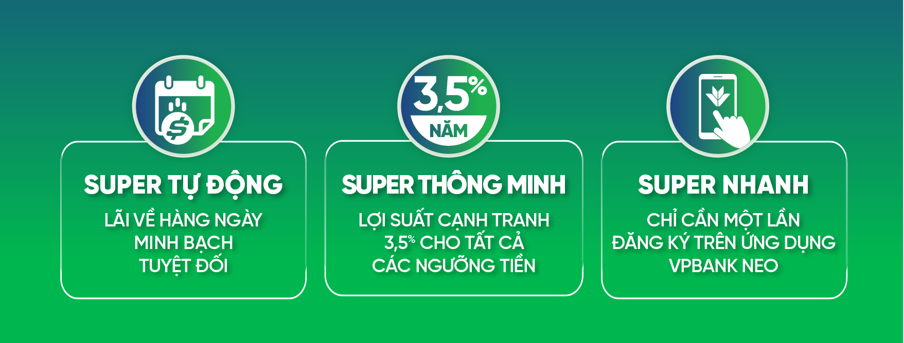 3 ưu điểm vượt trội của &ldquo;Super Sinh lời&rdquo; &nbsp;
