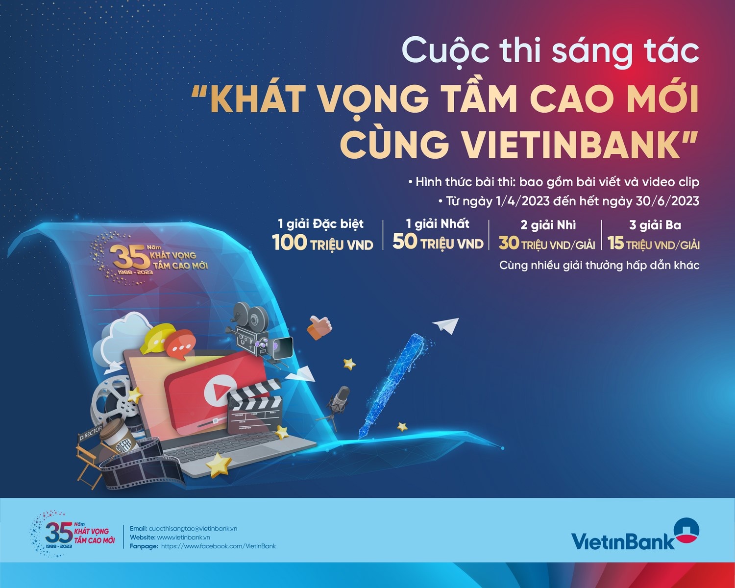 VietinBank phát động cuộc thi sáng tác “Khát vọng tầm cao mới cùng VietinBank” - Ảnh 1