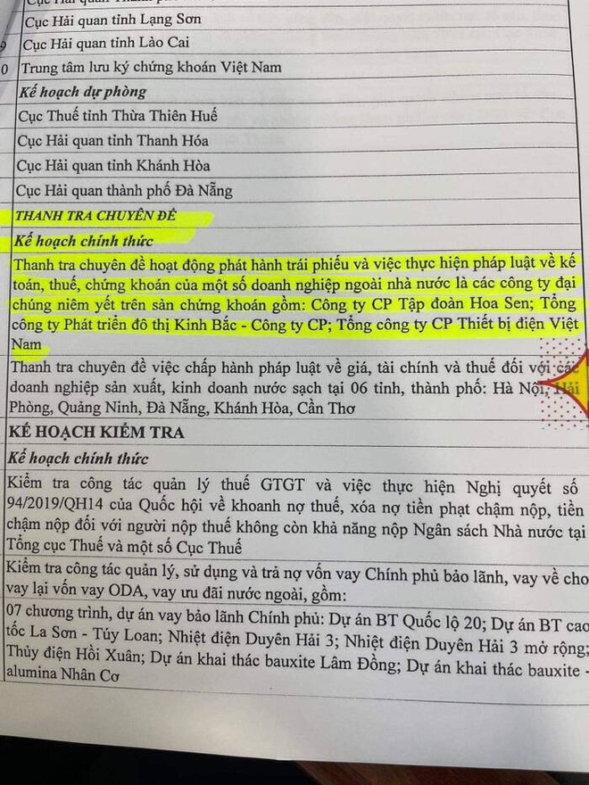 Một văn bản tr&ocirc;i nổi tr&ecirc;n mạng x&atilde; hội khiến cổ phiếu HSG giảm s&agrave;n trong phi&ecirc;n 8/4. (Ảnh: Hoa Sen)