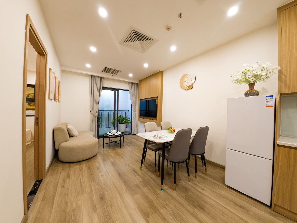 Nh&agrave; mẫu Happy Home Tr&agrave;ng C&aacute;t được thiết kế hiện đại, ti&ecirc;u chuẩn b&agrave;n giao vượt trội so với c&aacute;c dự &aacute;n NƠXH trước đ&acirc;y