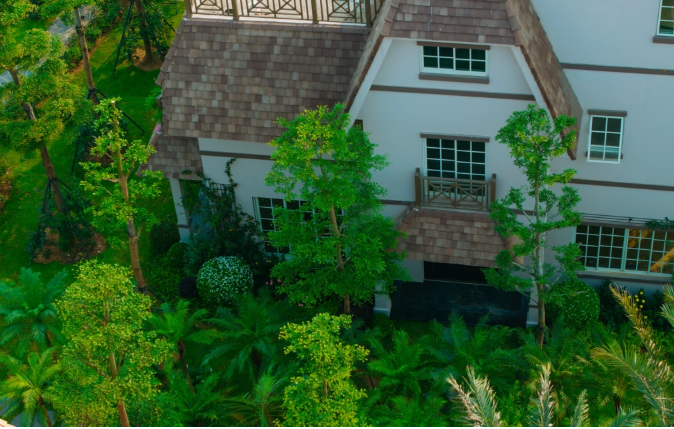 Kh&ocirc;ng gian xanh bao tr&ugrave;m The Grand Island (Ảnh: Thanh Sơn).