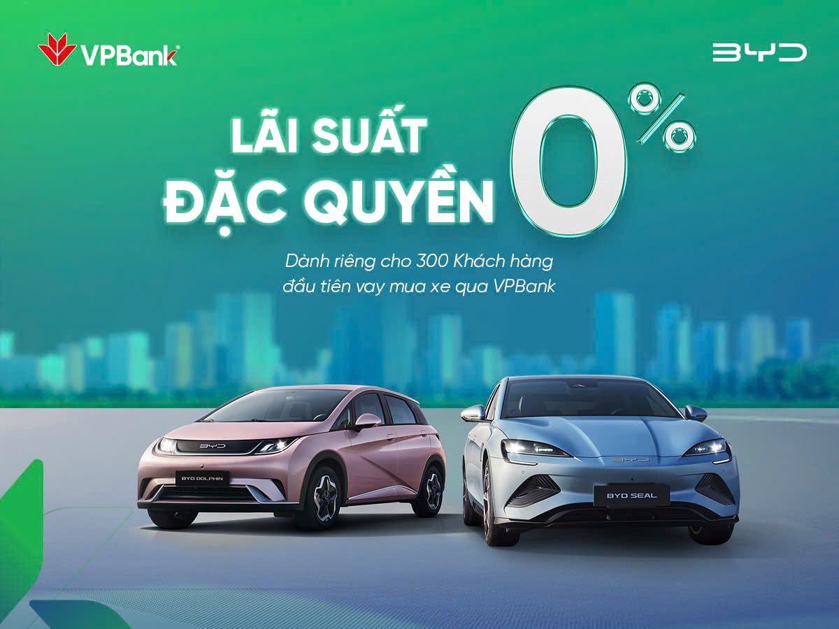Cơ hội v&#224;ng rinh BYD chỉ với l&#227;i suất 0% - Ảnh 1