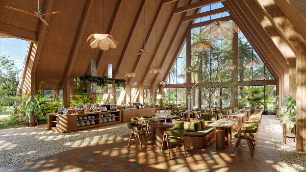Kh&ocirc;ng gian ẩm thực cao cấp tại The Grand Clubhouse