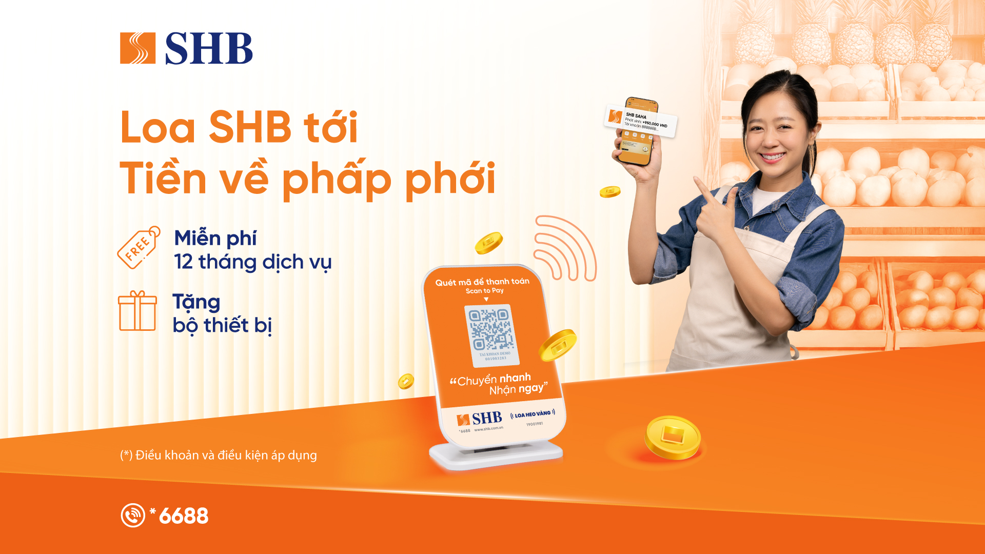 Nhiều ưu đ&atilde;i hấp dẫn đang chờ đ&oacute;n kh&aacute;ch h&agrave;ng trong &ldquo;Loa SHB tới &ndash; Tiền về phấp phới&rdquo; &nbsp;