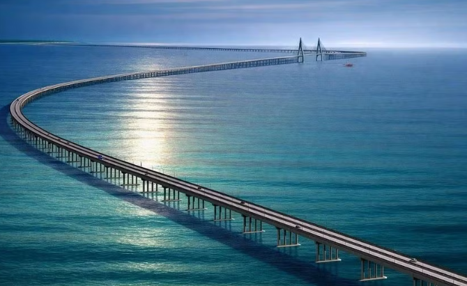 Đường vượt biển kết nối Cần Giờ - Vũng T&agrave;u dự kiến khởi c&ocirc;ng trước ng&agrave;y 2/7/2026 (Ảnh minh họa)