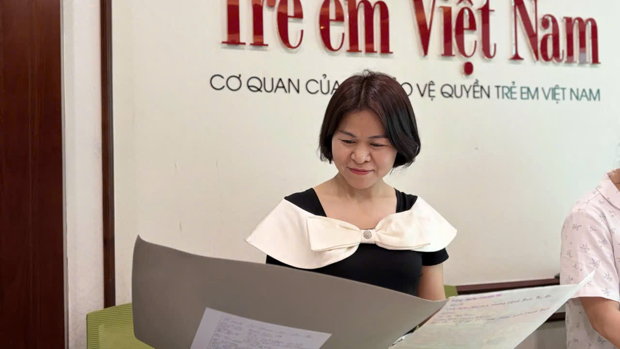 C&ocirc; Thiếp cho rằng, những t&aacute;c phẩm c&oacute; c&aacute;ch thể hiện ngộ nghĩnh, độc đ&aacute;o, mang m&agrave;u sắc ri&ecirc;ng thường để lại nhiều ấn tượng hơn với người chấm.