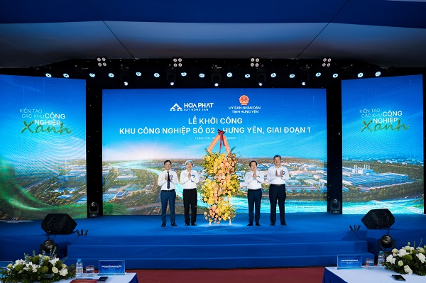 Hòa Phát khởi công khu công nghiệp thứ ba tại Hưng Yên theo mô hình công nghiệp hỗ trợ - Ảnh 1
