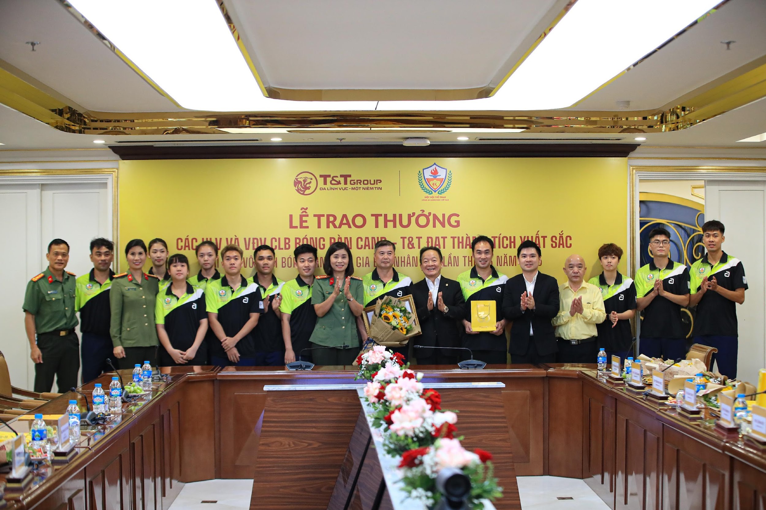 CLB B&oacute;ng b&agrave;n CAND &ndash; T&amp;T đ&atilde; đạt được th&agrave;nh t&iacute;ch xuất sắc tại Giải v&ocirc; địch B&oacute;ng b&agrave;n quốc gia B&aacute;o Nh&acirc;n d&acirc;n lần thứ 43 năm 2025 &nbsp;