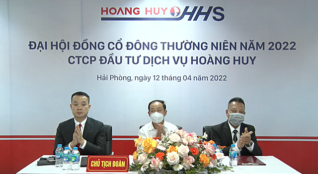 Quang cảnh cuộc họp ĐHĐCĐ thường ni&ecirc;n năm 2022 của HHS.