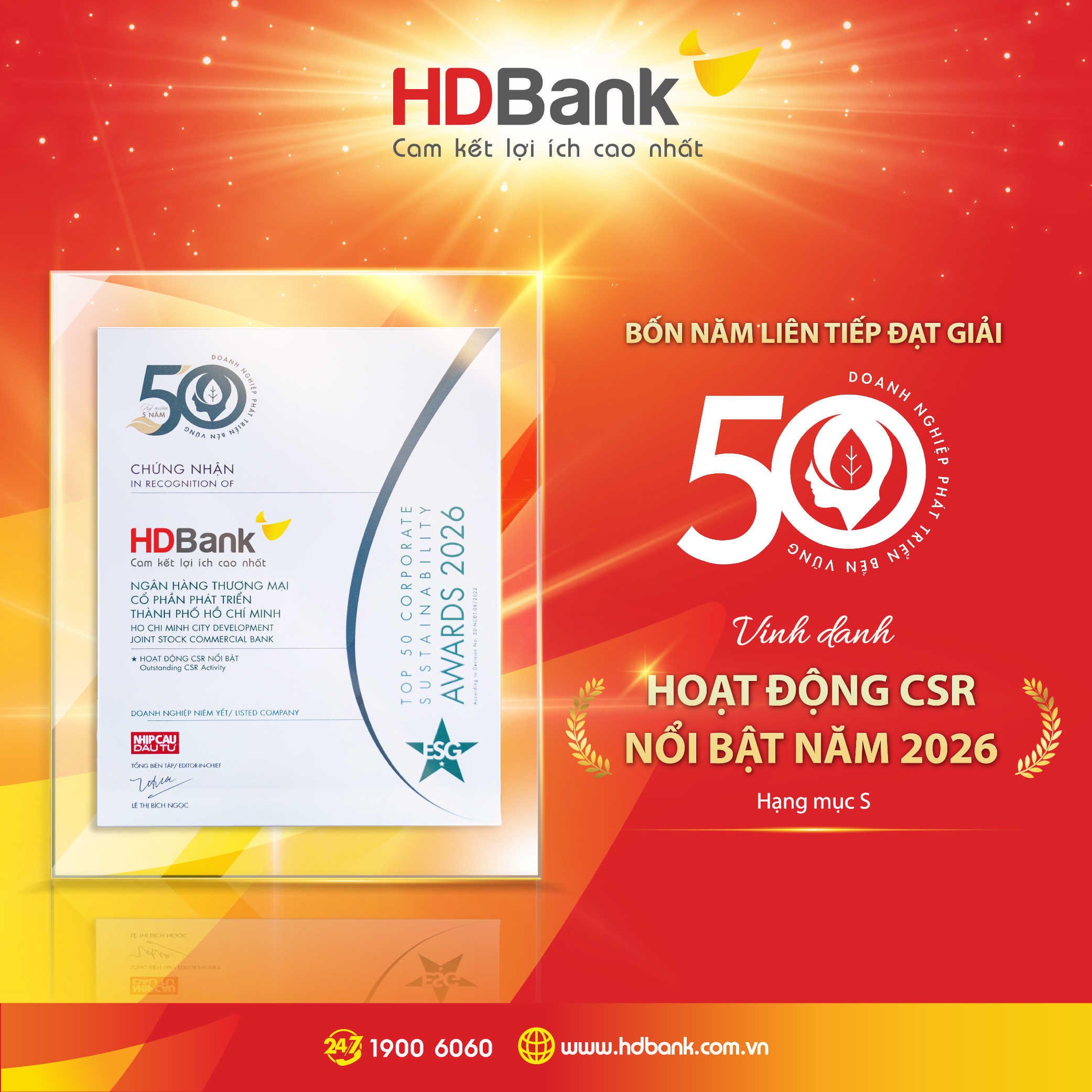 HDBank: Tăng trưởng ấn tượng song hành cùng trách nhiệm cộng đồng - Ảnh 1