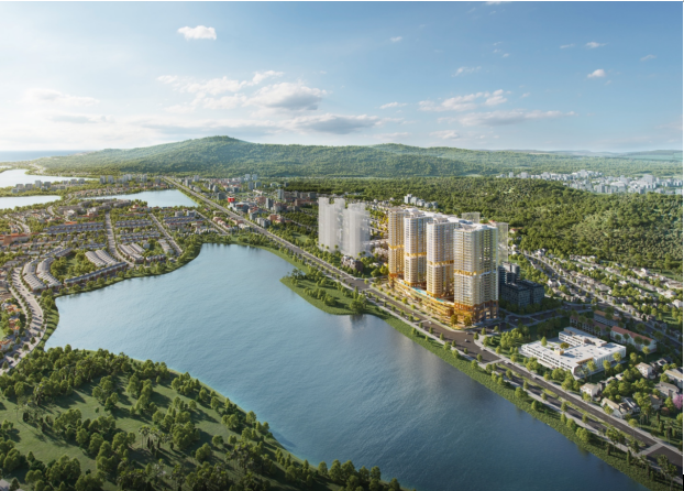 Vị tr&iacute; trung t&acirc;m nằm trong l&otilde;i du lịch của dự &aacute;n The Bayside (Nguồn: MIK Group)