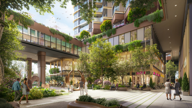 Nhịp sống sinh động với v&ocirc; v&agrave;n tiện &iacute;ch tại The Bayside (Nguồn: MIK Group)