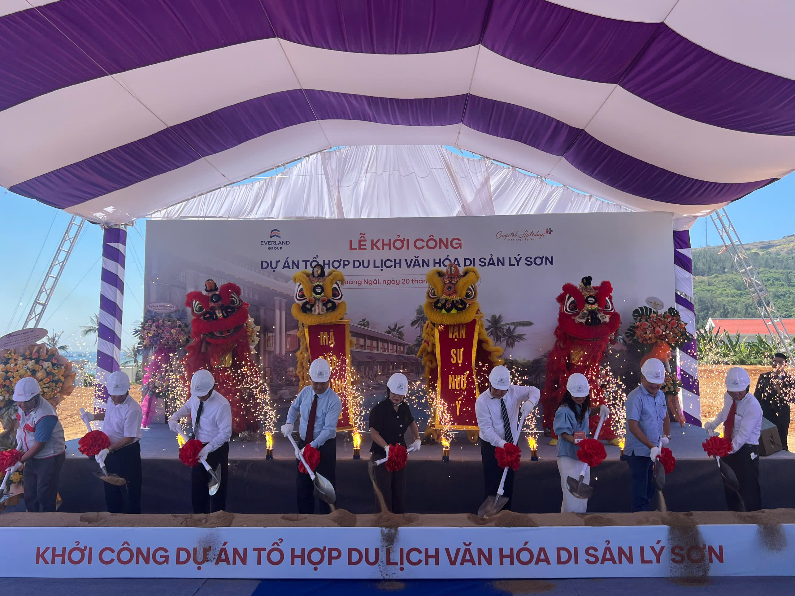 Tập đoàn Everland khởi công Dự án Tổ hợp du lịch văn hóa di sản Lý Sơn – Crystal Holidays Heritage Lý Sơn - Ảnh 1